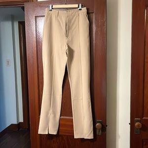 NWT Abercrombie Dress Pants w Front Slit
